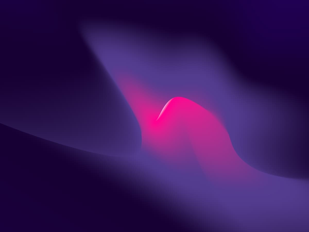 A smooth violet and magenta gradient wave